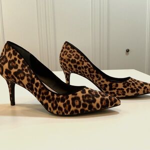 Alfani Step ’N Flex Leopard Print Heels – Size 10.5M – New Without Tags